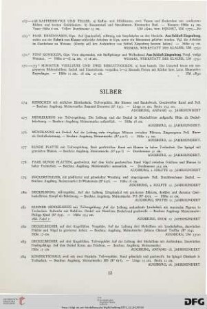 Silber (Nr. 174-227)