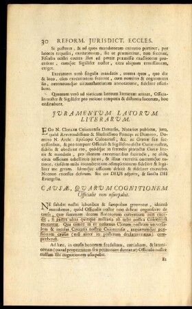 Iuramentum Latorum Literarum.