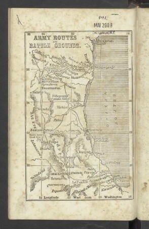 Army Routes And Batlle Grounds