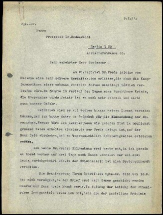 DAI Athen an G. Rodenwaldt