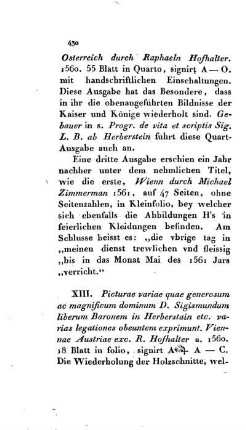 XIII. Picturae varia