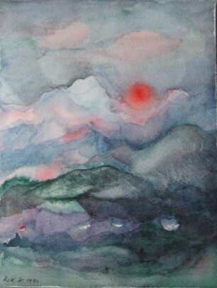 Abend im Gebirge