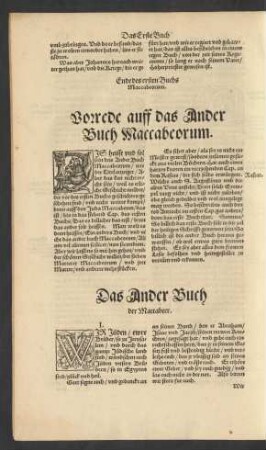 Vorrede auff das Ander Buch Maccabeorum.