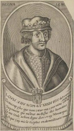 Bildnis von Lovis V., König von Frankreich