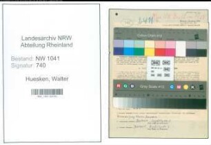 Entnazifizierung Walter Huesken , geb. 28.03.1915 (Angestellter)