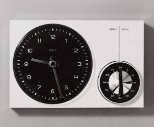 Küchenuhr mit Kurzzeitmesser "63 / 4611" Batteriewerk "606 / 60 Babylectric" der Kienzle Uhrenfabriken GmbH