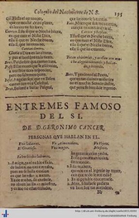 Entremes famoso de si.