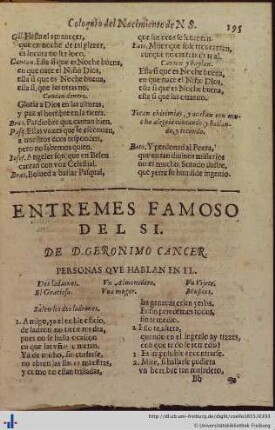 Entremes famoso de si.