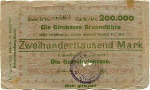 Notgeld - 200.000 Mark