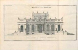 Élévation Du Côté De L'Entrée.