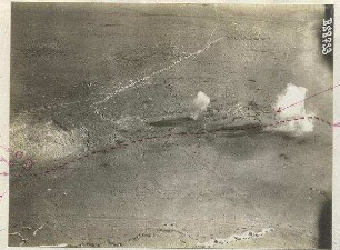 Feindliche Stellung - Ziel B1 nach der Beschießung (Lager Lechfeld) (1100 m)