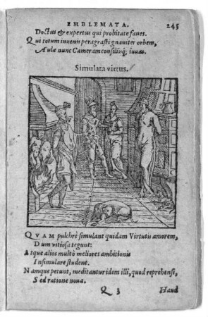Simulata virtus.