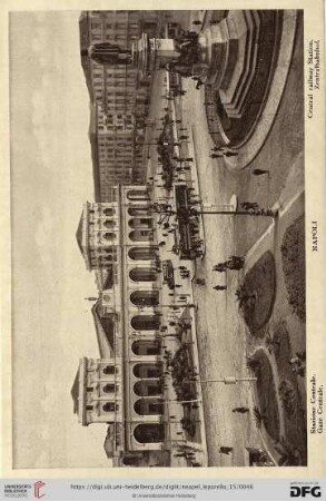Napoli – Stazione Centrale. – Gare Centrale. – Central railway Station. – Zentralbahnhof.