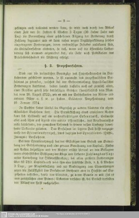 §. 2. Prozeßverfahren