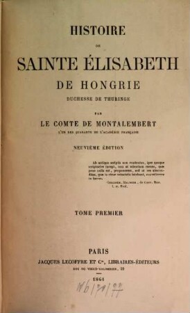 Oeuvres de M. le Comte de Montalembert, 7