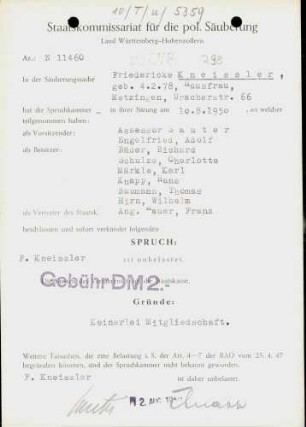 Kneissler, Friedericke