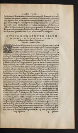 Eiusdem De Sancto Festo Paschae, Et Resurrectione Christi ...