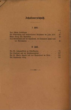 Beiträge zur Schaffhauser Geschichte, 2