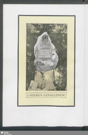 Unseren Gefallenen