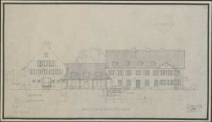 Motel Alte Post; Müllheim, 1:100; Südansicht