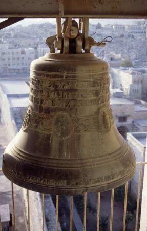 Glocke der Geburtskirche [Bethlehem, Israel-Exkursion]