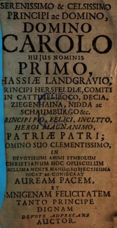 Manuale Selectarum Thesium Orthodoxarum De Baptismo Et S. Coena : Ex famigeratissimae Augustanae Confessionis Articulis IX. & X. excerptarum cum accurata & exacta discussione praecipuarum hincinde quotidie in Ecclesiis ac Scholiis occurentium Quaestionum controversarum ...