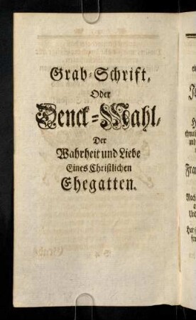 24-46, Grab-Schrift, oder Denck-Mahl