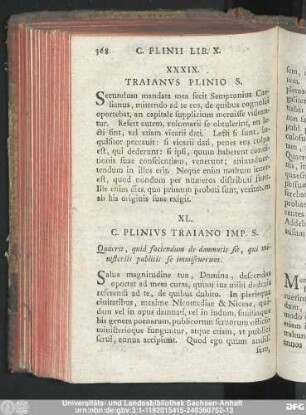 XXXIX. Traianus Plinio S.