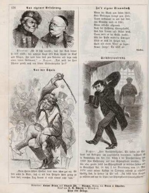 "Aus eigener Erfahrung" "Aus der Schule" "In's eigene Stammbuch" "Selbstexequierung"