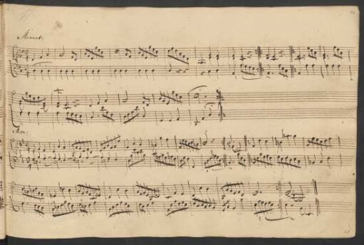 Suiten. Auszüge (Menuett I); clavier; Es-Dur; BWV 819
