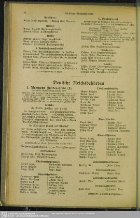Deutsche Reichsbehörden