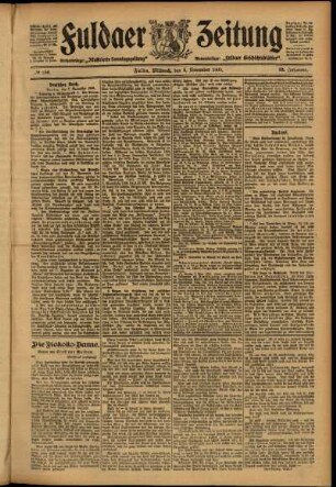 Ausgabe vom Mittwoch, den 08. November 1905.