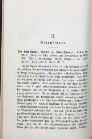 444-447 [Rezension] Ezechiel Prophet, Das Buch Ezechiel