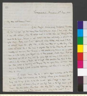 Brief von Carlyle, Thomas an Goethe, Johann Wolfgang von