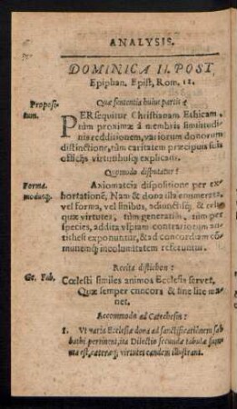 Dominica II. Post Epiphan. ...