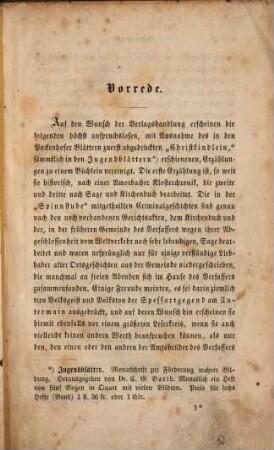 Alte Geschichten aus dem Spessart : dem christlichen Volk erzählt