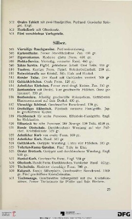 Silber (Nr. 505-545)