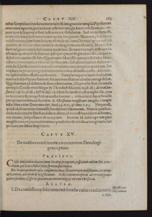 Capvt XV. De casibus conscientiae circa tertim Decalogi praeceptum.