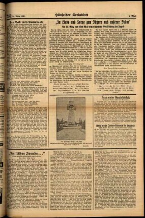 Zweite Ausgabe vom Freitag, den 13. März 1942.