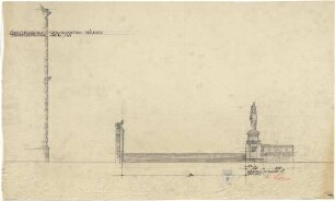 Bestelmeyer, German; München; Bayer. Nationalmuseum, Erweiterungsbau - Ansicht