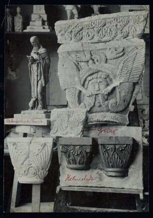 Atelier Gebr. Küsthardt, Denkmäler-Bauausstattung, Hildesheim: Kapitelle vom Kloster Riechenberg in Goslar etc.