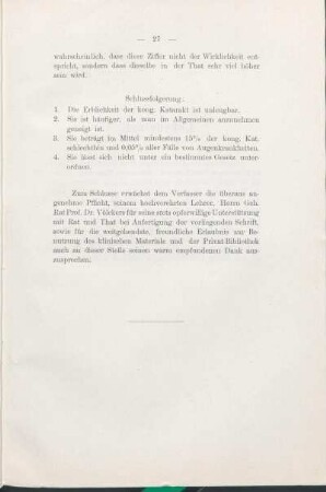 Schlussfolgerung: