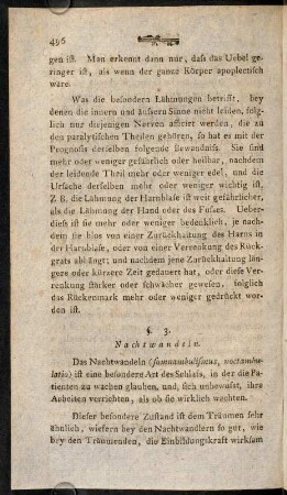496-499, §. 3. Nachtwandeln.