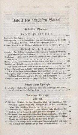 269-272 Inhaltsverzeichnis