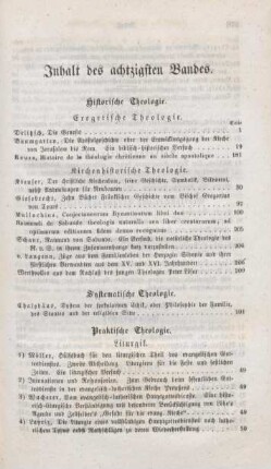 269-272 Inhaltsverzeichnis