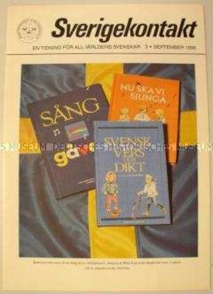 Zeitschrift "Sverigekontakt" mit Nachruf auf Johannes Paul, mit beiliegender Übersetzung; Göteborg, Sept. 1990