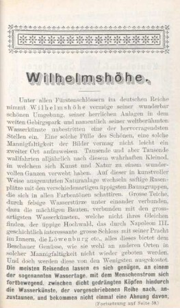 Wilhelmshöhe.