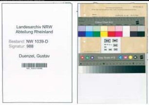 Entnazifizierung Gustav Duenzel , geb. 00.00.0000 ()