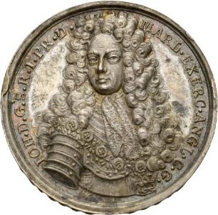 Medaille von Georg Hautsch auf John Churchill of Marlborough und den Sieg in der Schlacht von Ramillies, 1706