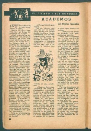 Academos : El tiempo y sus hombres